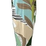 Anni Kuan Abstract Art to Wear Shift Dress Petite XS Oversized Neutral Floral Photo 1