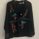 Blair FINAL MARKDOWN  unlined embroidered jacket medium Photo 0