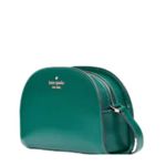 Kate Spade Perry Saffiano Leather Dome Crossbody Deep Jade OS NWT Photo 2