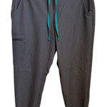 FIGS  Zamora High Waisted Jogger Scrub Pants in Gray Photo 0