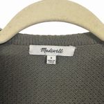 Madewell  Womens Sz S Green Palisades Open Cardigan Sweater Cinch Hem Long Sleeve Photo 4