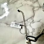 Chico's Centerstage navy and silver tone link necklace NWT Photo 10