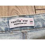 Vanilla Star Jeans Vanilla Star 90s Shorts Womens Plus Size 24W 24 3X Denim Jean High Rise Cutoff Photo 2