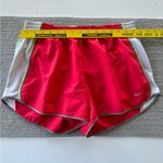 Nike Coral Red Lime Yellow Dri Fit Running Shorts Size Large Photo 6