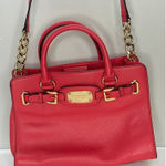Michael Kors  Hamilton Medium East‎ West Leather Tote Bag Watermelon RET: $328 Photo 0