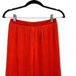 Andrea Iyamah ‎ Atti Ombre Plisse Two-Piece Set Straight-Leg Pants Top Red Small Photo 13