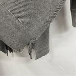 CAbi  Black White Striped Boxy Fit Full Zip Cardigan Sweater Women XS Lagenlook Photo 6