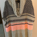 Eyeshadow  Women's Gray,Black,Pink Poncho Size 1X Photo 0