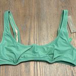 J.Crew Green Heritage Scoopneck Bikini Top 90s Medium Swimsuit Resortwear Photo 3