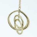 The Sak Gold 3 Ring Necklace - NEW Photo 1