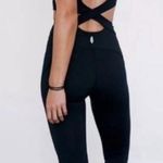 Free People Movement  Back It Up Onesie in Blacksz M Photo 1