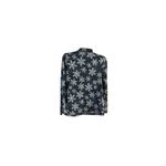 Runway Ready Snow Flake Soft Mock Turtleneck Sz S NWOT Black Photo 1