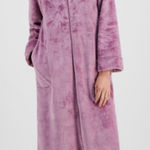 Charter Club Brand New  Women's Size XS Plum Purple  Super Soft Plush Teddy Robe Photo 0
