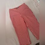 Urban Outfitters  Red and White Gingham Pants Photo 4