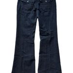 Highway Jeans HWY Jeans Dark Denim Flare Mid Rise Cotton Stretch Trouser Jeans Sz 11 Photo 1