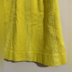 J.Crew key lime yellow eyelet Easter spring summer dress Photo 4