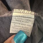 Fenini Purple Linen And Cotton Blend Boho Coastal Grandma Lagenlook Jacket M Size M Photo 12