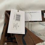 We Wore What NWT  The Icon Jeans Tiger Piped‎ Stiletto Split Hem Denim Size 24 Photo 6