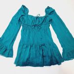 House of Harlow 1960 x REVOLVE Lara Mini Dress in Deep Teal Medium Green Photo 2