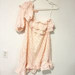 Lisa Marie Fernandez x Target Size XL Pink Polka Dot One Shoulder Ruffle Dress Photo 4