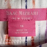 Isaac Mizrahi Sz 14 Chino Shorts Longer Inseam Watercolor Candy Stripes Photo 4