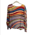 Rainbow Casual Top Funky Pink Size L Photo 2