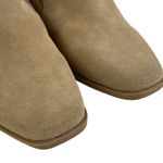 Joie  Wevenly Suede Slip On Loafer Style Shoe 7.5 Pump Heel Block Heel Neutral Photo 4