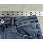 American Eagle Mom Jeans Women's 6 Long Light Wash Distressed Stretch Comfort Photo 9