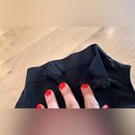 SKIMS seamless sculpt high neck thong bodysuit onyx black size large NWOT Photo 4