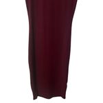 Forever 21 Popular 21 Womens Short Sleeve Bodycon Sculpting Dress Solid Maroon Size L NEW Photo 3