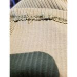 Madewell  Women Square Neck Long Sleeve Ribbed Cropped Sleekhold Green Top Size S Photo 8