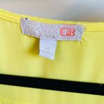 Gianni Bini  Neon Yellow Faux Wrap Dress Photo 3