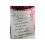 Veveret Plaid Button Down Shacket Women's Small Red Black Buffalo Check Photo 7