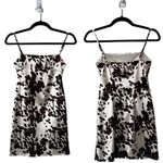Urban Outfitters Satin Cow Print Slip Mini Dress XS Photo 6
