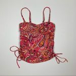 Lands' End  Tankini Top 4 Swimwear Summer Beach Pool Retro Y2K Photo 4