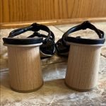 Dolce Vita Strappy Square Toe Heels w/ Faux Wooden Block Heel Photo 9