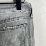 MOTHER Jeans The Dropout in Holy Smokes Grey Distressed Gray Size 26 Photo 9