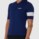 Rapha Women’s Core Jersey Navy Blue White Stripe Cycling Biking Athletic Size L Photo 6