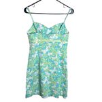 Lilly Pulitzer Vintage  mini Sun dress  Blue/Green Butterfly Floral print size 4 Photo 1