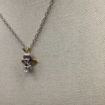 Handmade Golden Baby Angel Wings Cute Pendant  Peach Marble Bead Drop Chain Photo 2