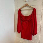 Princess Polly NWT  Lillie long sleeve mini dress in red Photo 2