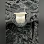 Capellini New York black on black animal print plush robe sz XL Photo 3
