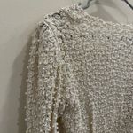 None VTG Ivory Beaded Lace Cardigan Pearl & Sequin Embellished Party Bridal NYE Glam Photo 8