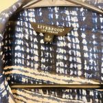 Liverpool Navy and White Geometric Women's Top Photo 2