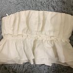 ZARA Ruffle Tube Top Photo 0