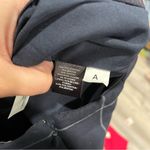 Ann Taylor Navy Blue Windowpane Plaid Pencil Career Business Skirt Size 0 Church Photo 5