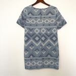 Old Navy  Aztec Geometric Print Chambray Shift Dress Size M Photo 6