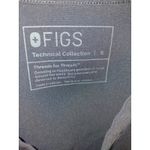 FIGS  Technical Collection Scrub Top Women's Size S Gray  V-Neck Pocket Photo 3