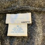 Anthropologie  Bibelot Wool Cardigan Leather Buckle/Cut-Outs Charcoal Grey size M Photo 11