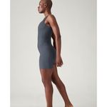 Athleta L Salutation Rib Bike Suit Size Large Granite Blue Photo 4
